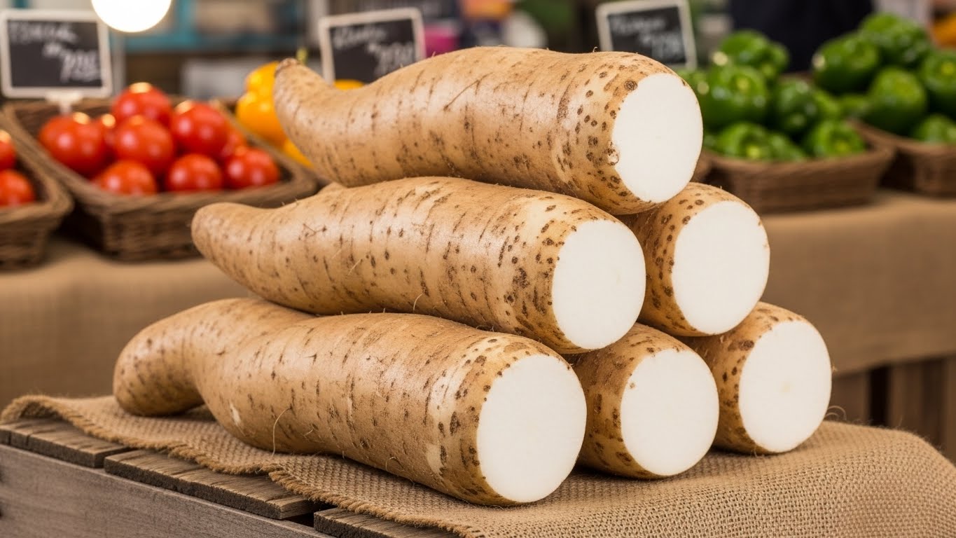 Yam tubers